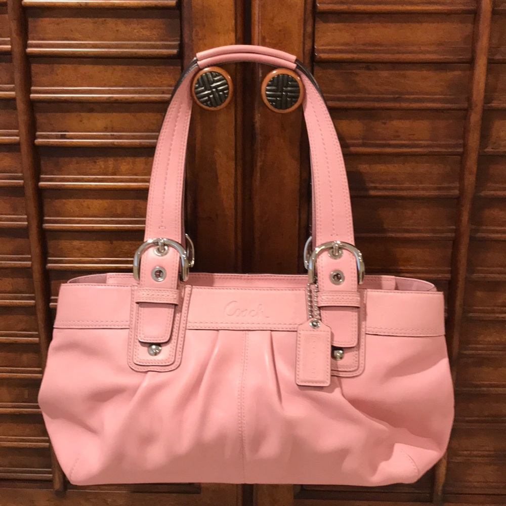 🔴💯COACH PINK SATCHEL